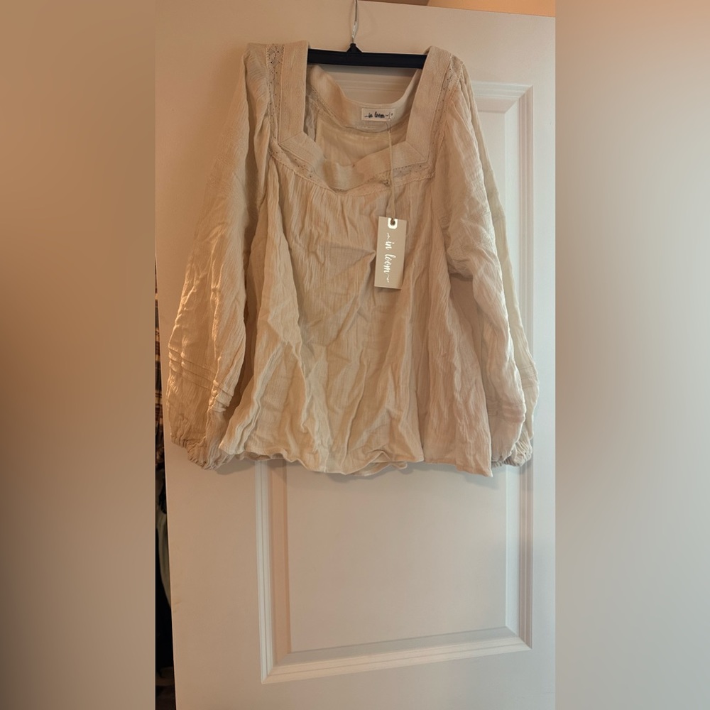 Red Dress Boutique cream top